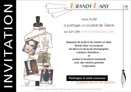 Invitation cocktail de bienvenue Brandy Daisy